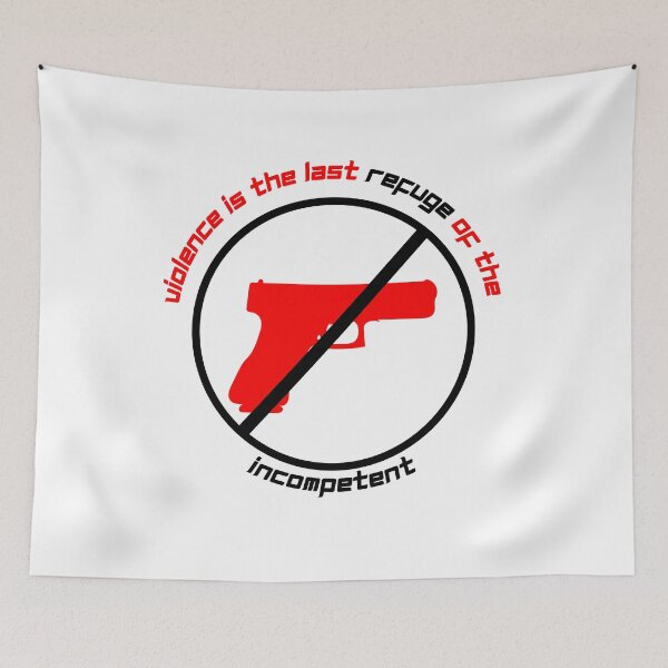 Item preview, Violence Is The Refuge Of The Incompetent - 2nd of October designed and sold by PVSKI.
