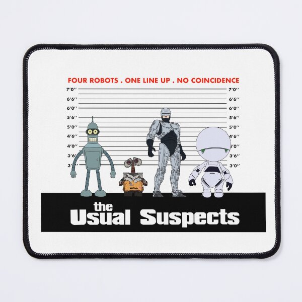 Item preview, Suspect robots designed and sold by SickNoteLondon.