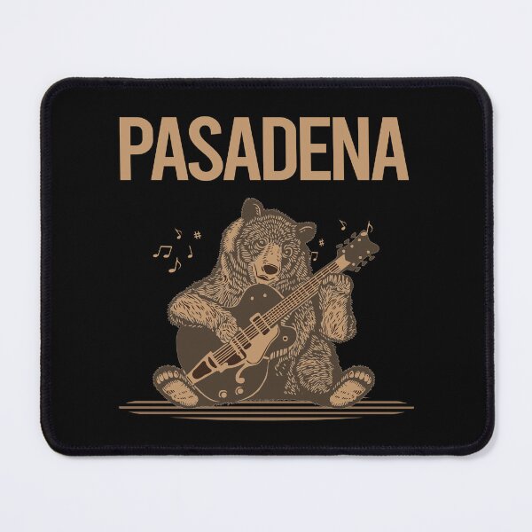 Item preview, Bear With Guitar Pasadena designed and sold by BloodMoneyTwit.