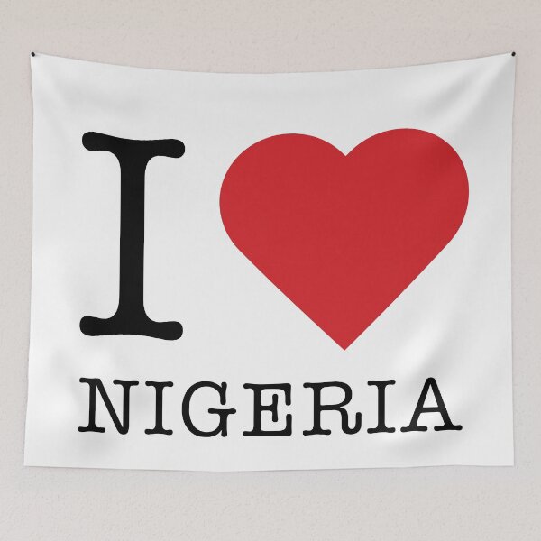 Artikelvorschau, Ich liebe Nigeria entworfen und verkauft von HeavyStyle.