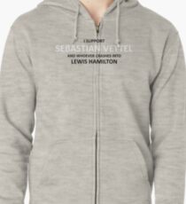 I SUPPORT SEB VETTEL Zipped Hoodie