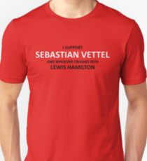 I SUPPORT SEB VETTEL Unisex T-Shirt