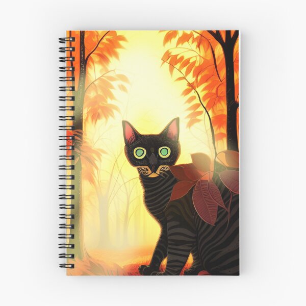 Item preview, Cat Autumn stare designed and sold by InkDropFalls.