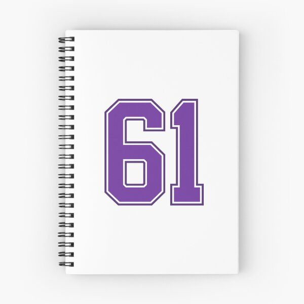 Item preview, Purple Number 61 lucky sports jersey sixty one designed and sold by HeavyStyle.