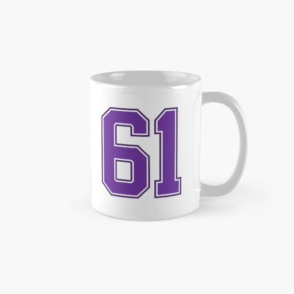 Item preview, Purple Number 61 lucky sports jersey sixty one designed and sold by HeavyStyle.