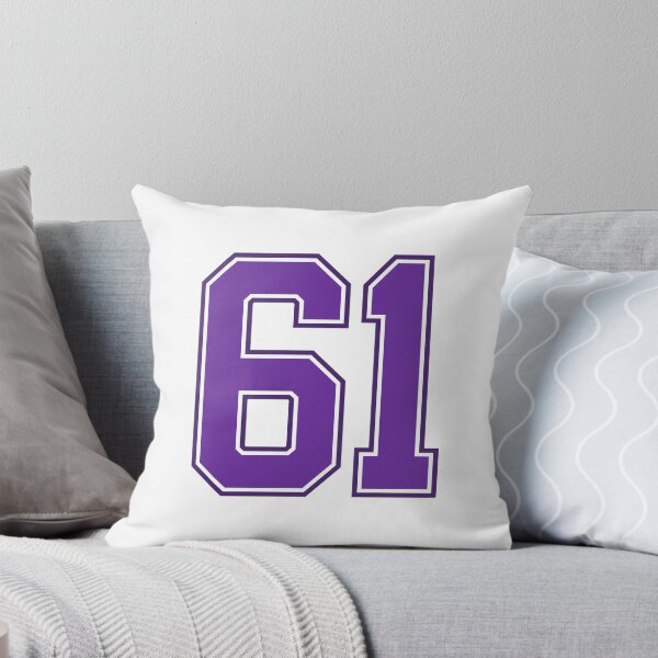 Item preview, Purple Number 61 lucky sports jersey sixty one designed and sold by HeavyStyle.