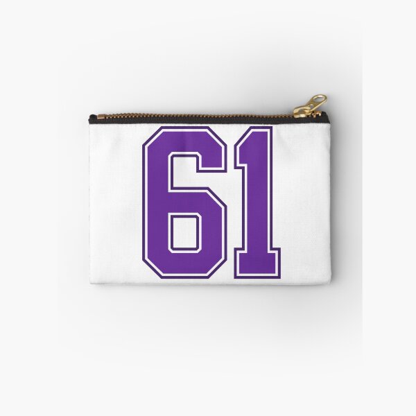 Item preview, Purple Number 61 lucky sports jersey sixty one designed and sold by HeavyStyle.