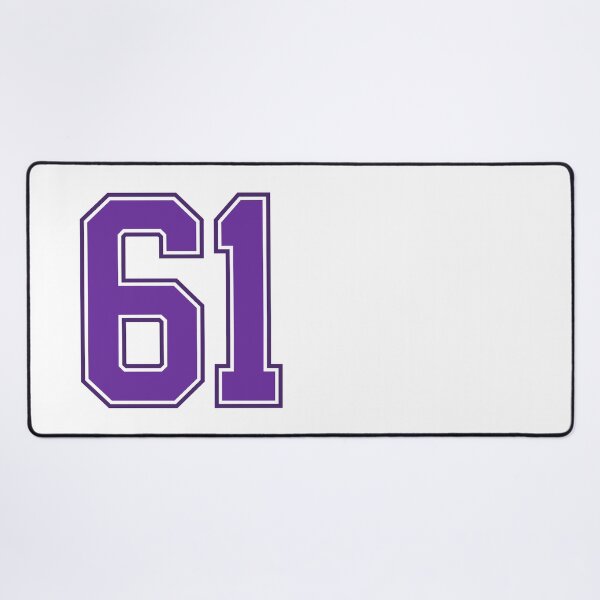 Item preview, Purple Number 61 lucky sports jersey sixty one designed and sold by HeavyStyle.