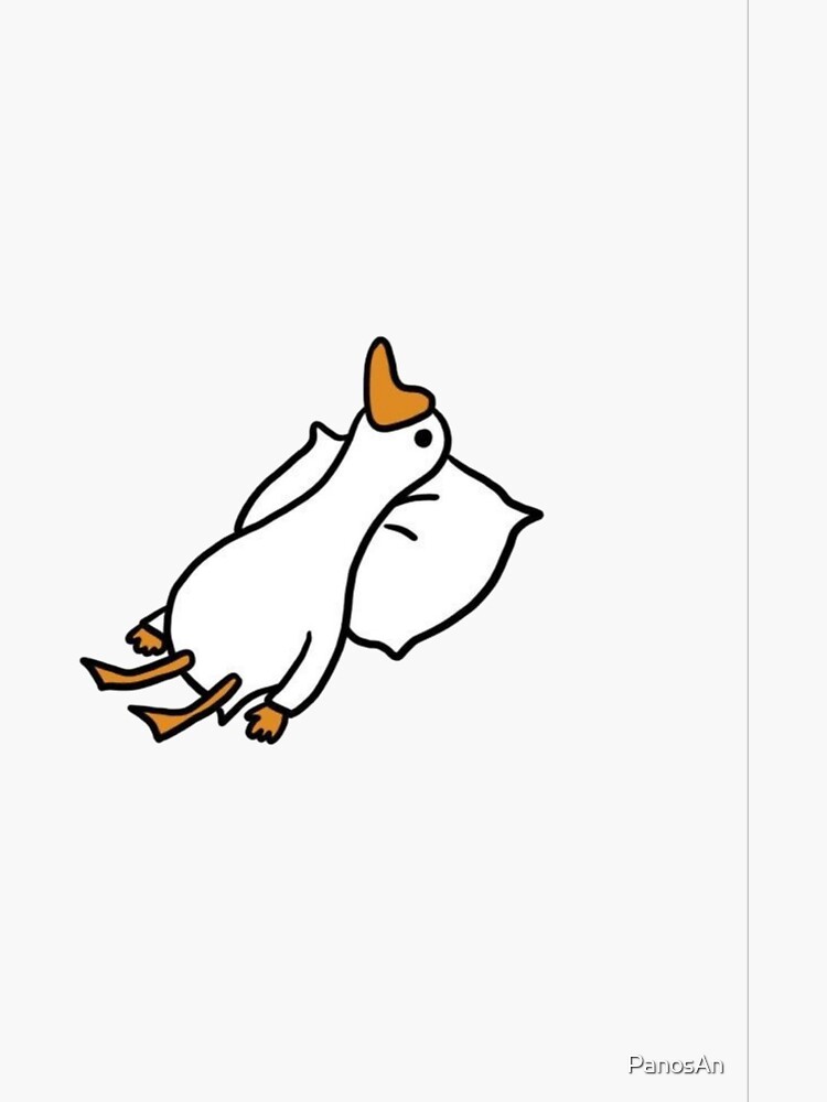 "Sleeping Duck" Sticker for Sale by PanosAn Redbubble