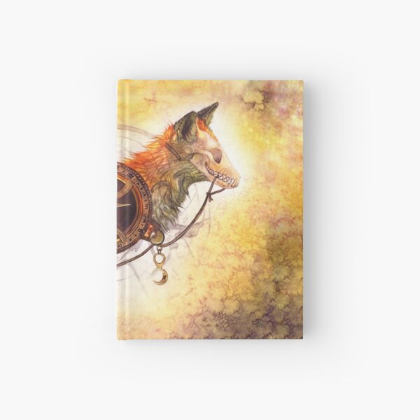 Fox clock Hardcover Journal