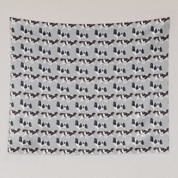 Item preview, King Charles Spaniel - Tri Colour - Repeat Pattern designed and sold by Amber Westwood.