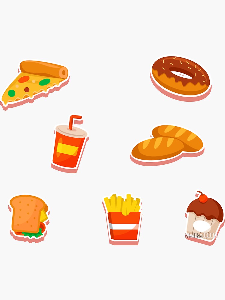 foods-sticker-for-sale-by-malika11111-redbubble