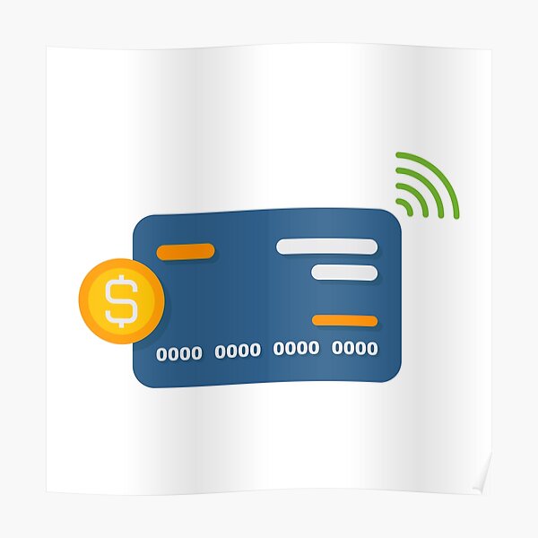 "Credit card money" Poster for Sale by GraphicMall | Redbubble