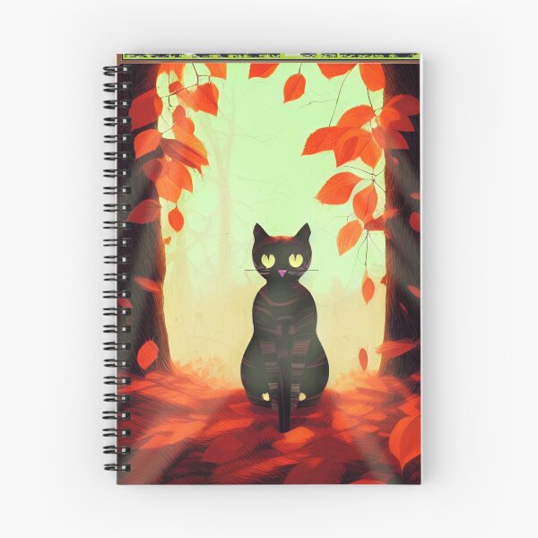Item preview, Cat in the woods designed and sold by InkDropFalls.
