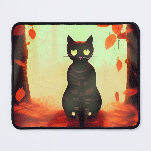 Item preview, Cat in the woods designed and sold by InkDropFalls.