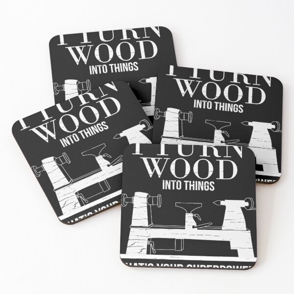 Item preview, I Turn Wood into Things What's Your Superpower Woodturning designed and sold by anumaasoomyn.