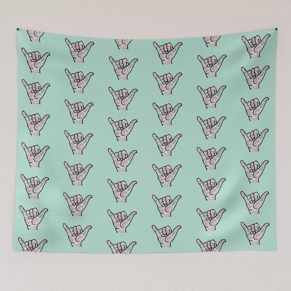 Item preview, Be Happy Hang Loose Watrcolor designed and sold by nerdler.