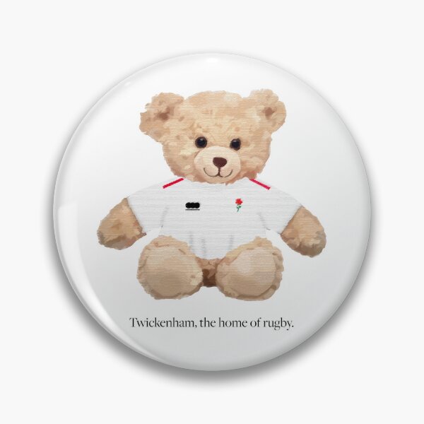 Item preview, England Rugby Twickenham Bear 2018 The Home of Rugby Tee designed and sold by jamiejonesuk.