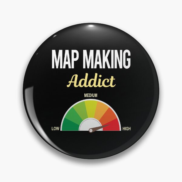 Item preview, Addict Map Making Mapmaking Cartography Cartographer designed and sold by FrankVitgenos0.