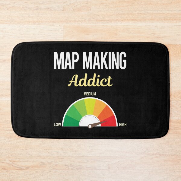 Item preview, Addict Map Making Mapmaking Cartography Cartographer designed and sold by FrankVitgenos0.