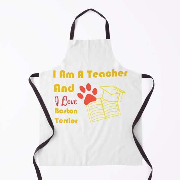 Artikelvorschau, Ich bin Lehrerin und ich liebe Boston Terrier entworfen und verkauft von Jadir.