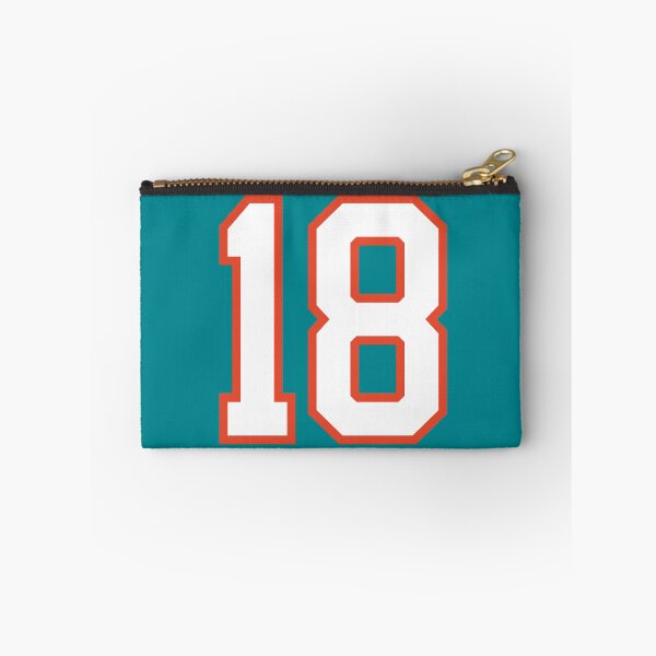 Item preview, Sports Number 18, white orange color lucky sport eighteen designed and sold by ArtIsParty.