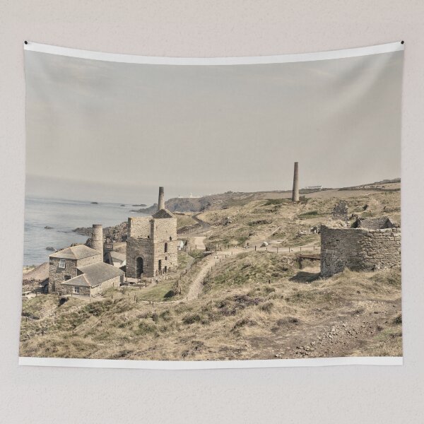 Item preview, Cornish Mining Seascape designed and sold by hawkie.