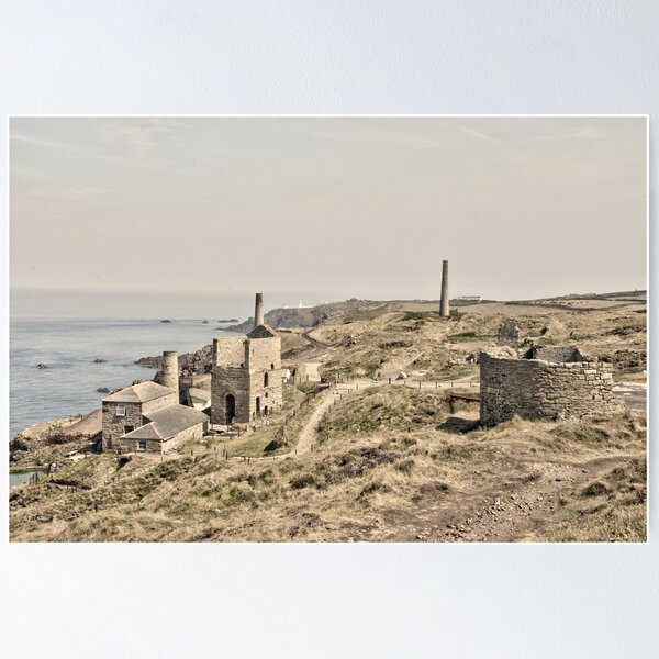 Item preview, Cornish Mining Seascape designed and sold by hawkie.