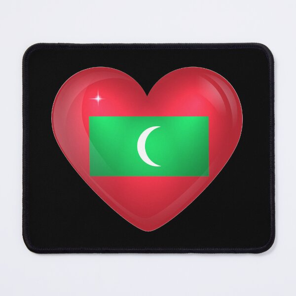 Item preview, My heart is in Maldives, Love Maldives. designed and sold by ArtIsParty.