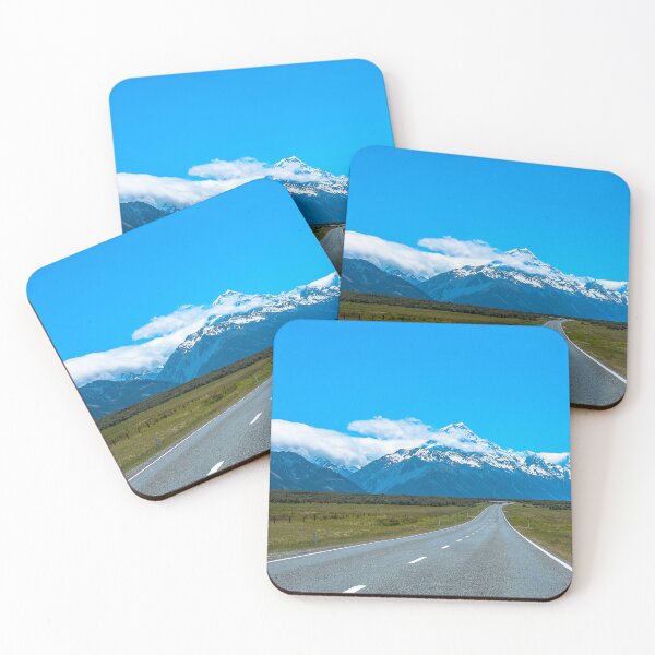 Item preview, Road to Mt. Cook the tallest mountain in New Zealand designed and sold by yurix.