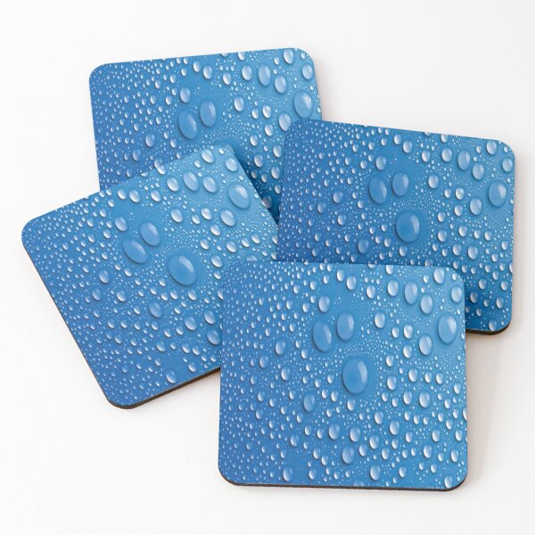 Item preview,   Cool blue waterdrops seamless pattern designed and sold by BEAUTY ⭐⭐⭐⭐⭐.
