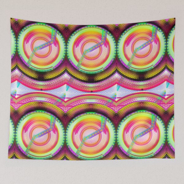 Item preview, Neon Vortex of Madness  - Cosmic Record Player  designed and sold by neonmoonwaves.