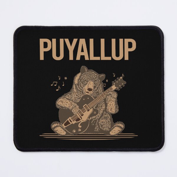 Item preview, Bear With Guitar Puyallup designed and sold by BloodMoneyTwit.