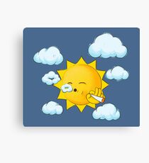 Stoner Sonne Leinwanddruck