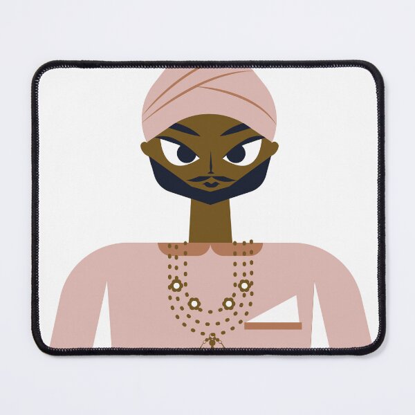 Item preview, An Indian in a pink hat designed and sold by BNS-ART.