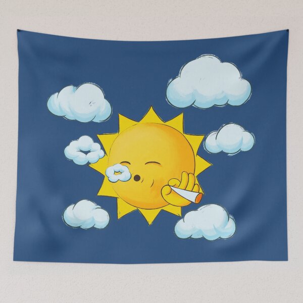Item preview, Stoner Sun SMOKING WEED high in the sky designed and sold by MiVa Tank.