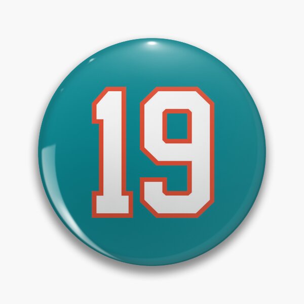 Item preview, Sports Number 19, white orange color lucky sport nineteen designed and sold by ArtIsParty.