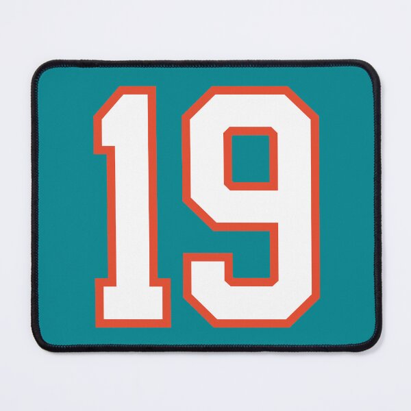 Item preview, Sports Number 19, white orange color lucky sport nineteen designed and sold by ArtIsParty.