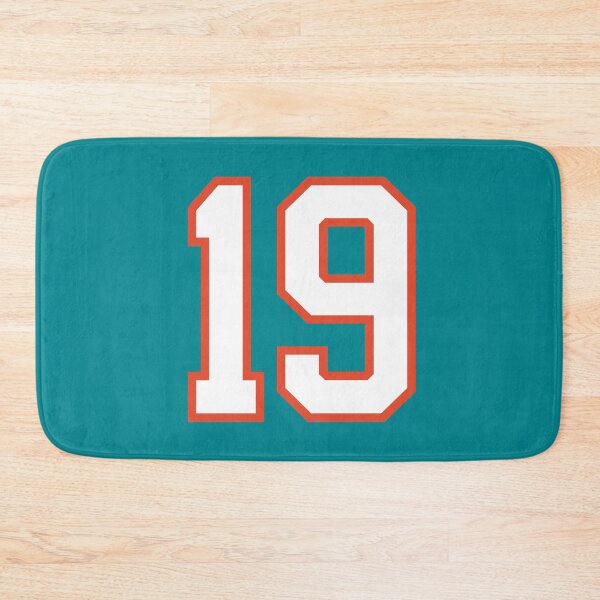 Item preview, Sports Number 19, white orange color lucky sport nineteen designed and sold by ArtIsParty.