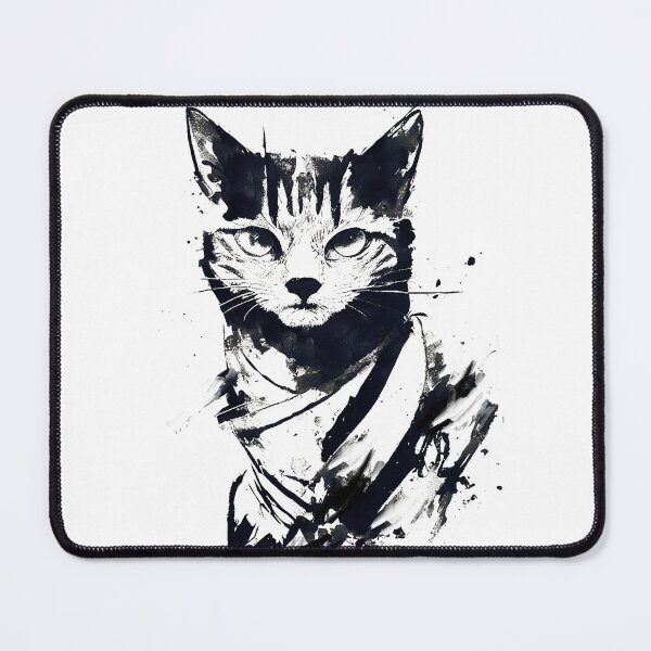 Item preview, Cat Portait designed and sold by TheSamuraiCat.