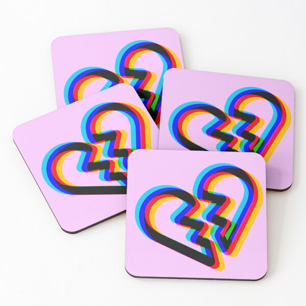 Item preview, Glitched broken heart designed and sold by VacantEyes.