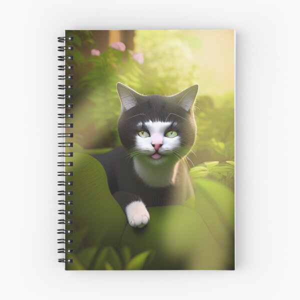 Item preview, Cat amoungst the leaves designed and sold by InkDropFalls.