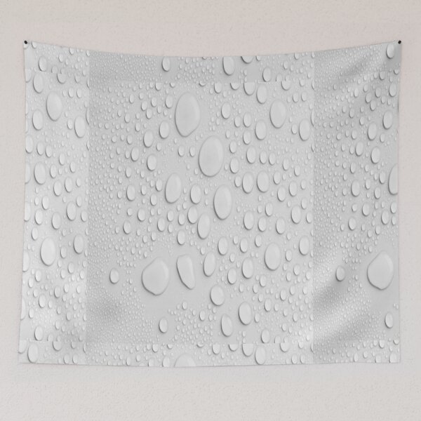 Item preview,   Cool white waterdrops seamless pattern designed and sold by BEAUTY ⭐⭐⭐⭐⭐.