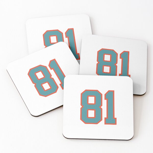 Item preview, 81 number, aqua orange lucky sports eighty one designed and sold by ArtIsParty.