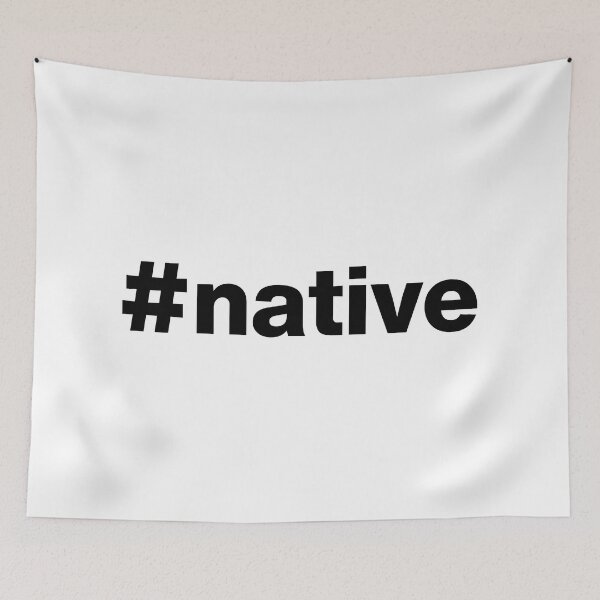 Item preview, Hashtag native designed and sold by ArtIsParty.
