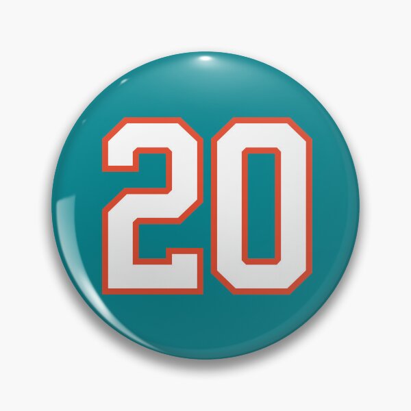Item preview, Sports Number 20, white orange color lucky sport twenty designed and sold by ArtIsParty.