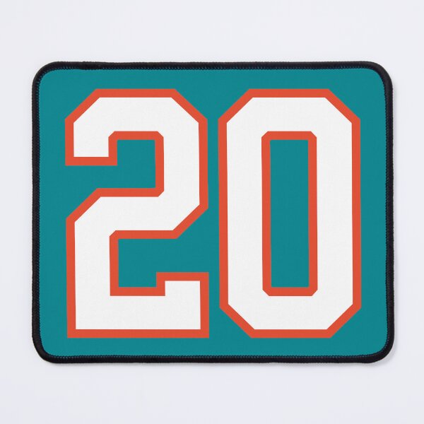 Item preview, Sports Number 20, white orange color lucky sport twenty designed and sold by ArtIsParty.