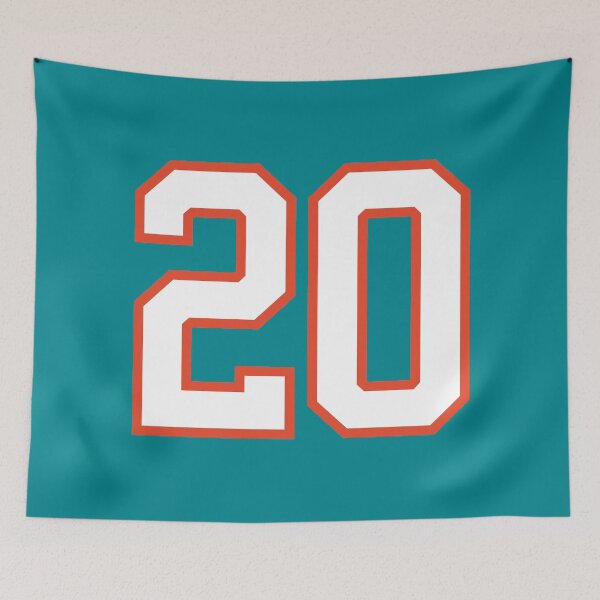 Item preview, Sports Number 20, white orange color lucky sport twenty designed and sold by ArtIsParty.