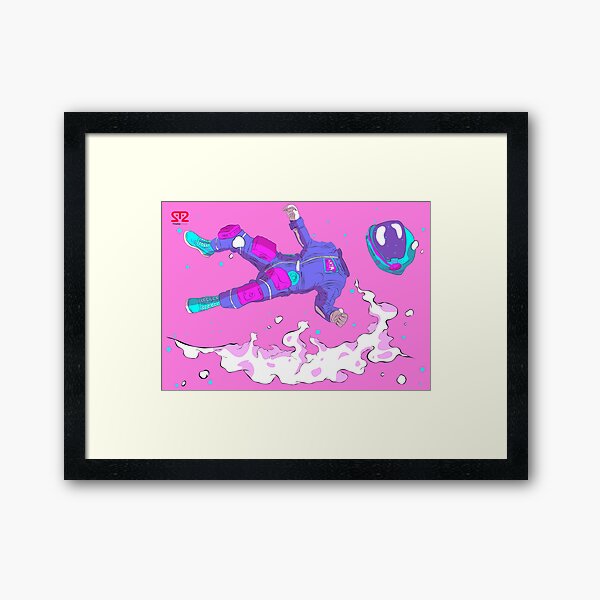 Space Boy Framed Art Print