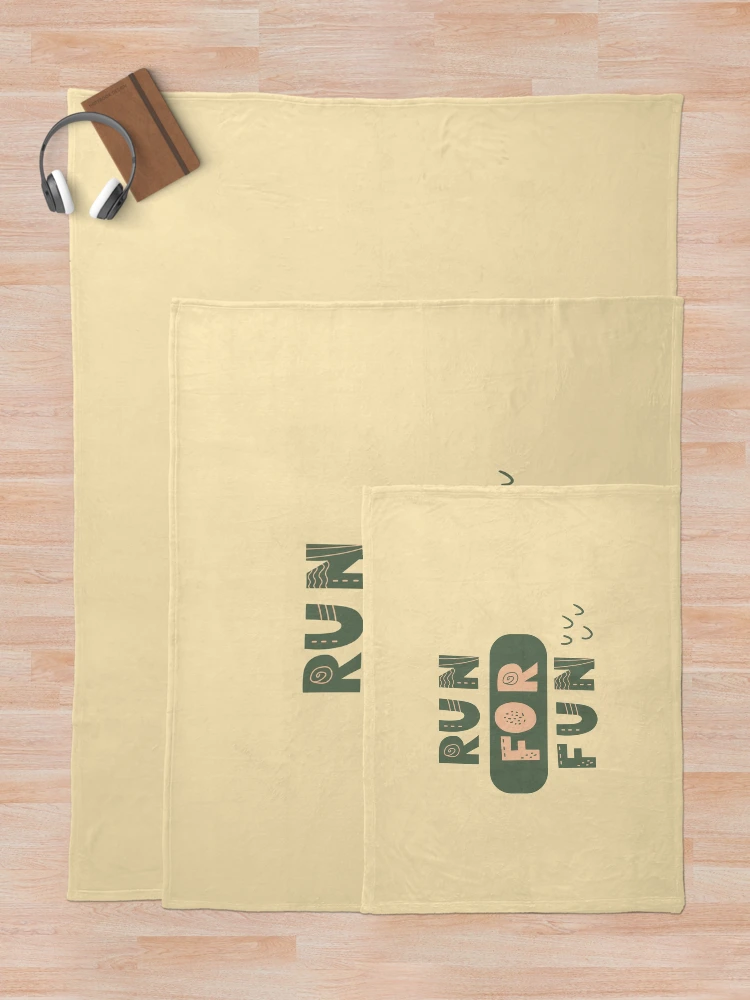 Thumbnail 5 of 6, Throw Blanket, Run for Fun designed and sold by RIXXI HEY CO..